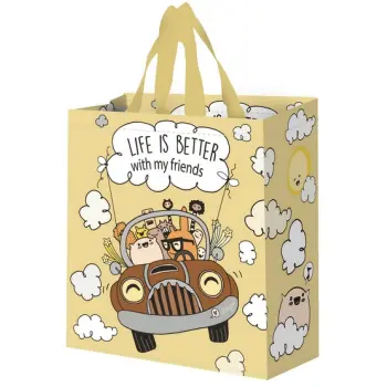 Torba Wesoły Samochodzik 14L kremowy