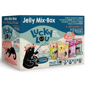 Lucky Lou Extrafood Jelly-Mix-Box Multipack w galaretce saszetki 12x70g