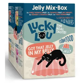 Lucky Lou Extrafood Jelly-Mix-Box Multipack w galaretce saszetki 12x70g