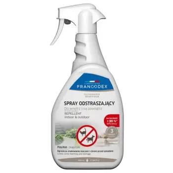 Francodex Spray do wnętrz i na zewnątrz odstraszający psy, koty i kuny 500ml