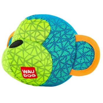 Collar WauDog Fun Małpa 16x10cm niebieska