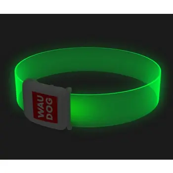 Collar WauDog LED Obroża z podświetleniem LED, klamra magnetyczna, 25mm/45cm