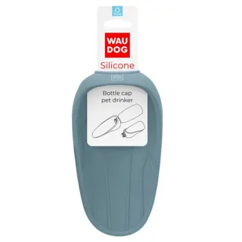 Collar WauDog Silicone Dysza do picia - końcówka 165x90mm szara