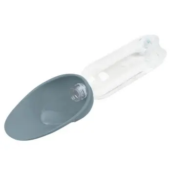 Collar WauDog Silicone Dysza do picia - końcówka 165x90mm szara