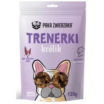 Paka Zwierzaka Trenerki Królik 120g