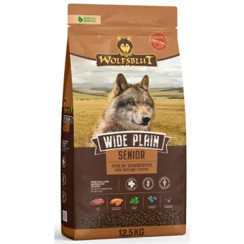 Wolfsblut Dog Wide Plain Senior - konina i bataty 12,5kg