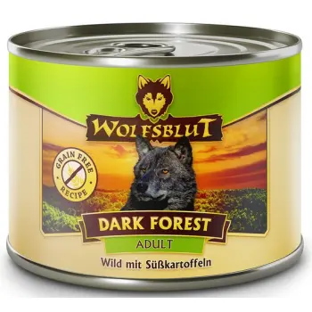 Wolfsblut Dog Dark Forest - dziczyzna i bataty puszka 200g
