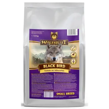 Wolfsblut Dog Black Bird Adult Small - indyk i bataty 7,5kg