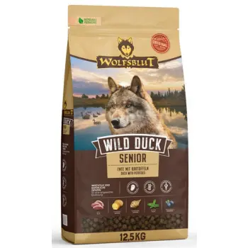 Wolfsblut Dog Wild Duck Senior - kaczka i bataty 12,5kg