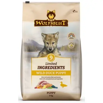 Wolfsblut Dog Limited Ingredients Wild Duck Puppy - kaczka i bataty 9kg