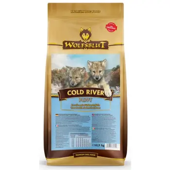Wolfsblut Dog Cold River Puppy - pstrąg i bataty 12,5kg