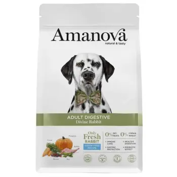 Amanova Dog Adult Digestive Divine Rabbit - królik 2kg