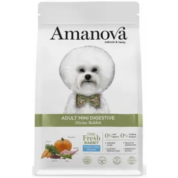 Amanova Dog Adult Mini Digestive Divine Rabbit - królik 800g