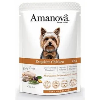 Amanova Dog Adult Exquisite Chicken - kurczak saszetka 300g [P03]