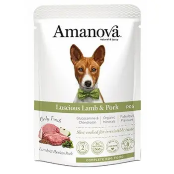Amanova Dog Adult Luscious Lamb & Pork - jagnięcina i wieprzowina saszetka 100g [P05]