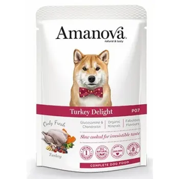Amanova Dog Adult Turkey Delight - indyk saszetka 300g [P07]