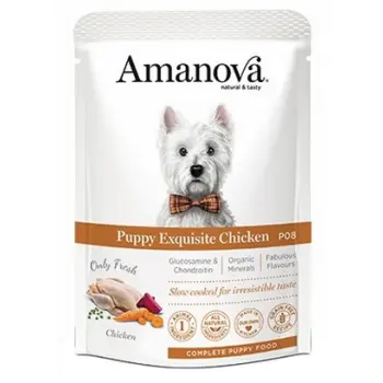 Amanova Dog Puppy Exquisite Chicken - kurczak saszetka 100g [P08]