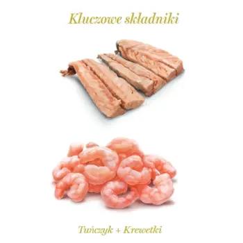 Amanova Cat Tuna & Shrimps - tuńczyk i krewetki w bulionie puszka 70g [12]