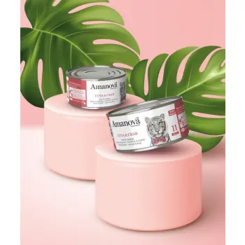 Amanova Cat Tuna & Crab - tuńczyk i krab w galaretce puszka 70g [11]