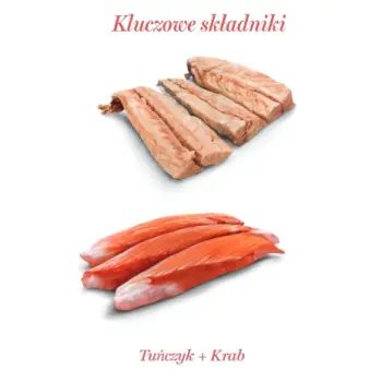 Amanova Cat Tuna & Crab - tuńczyk i krab w galaretce puszka 70g [11]