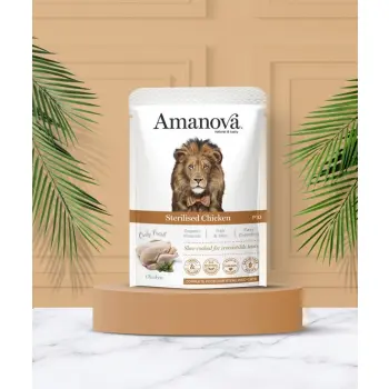 Amanova Cat Sterilised Chicken - kurczak saszetka 85g [P10]