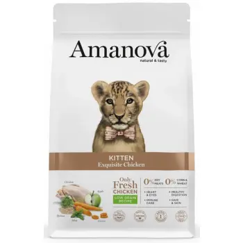 Amanova Cat Kitten Exquisite Chicken - kurczak 300g