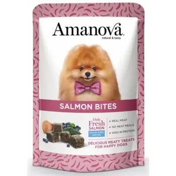 Amanova Dog Salmon Bites - łosoś 100g