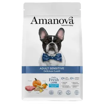 Amanova Dog Adult Sensitive Delicious Lamb - jagnięcina 10kg