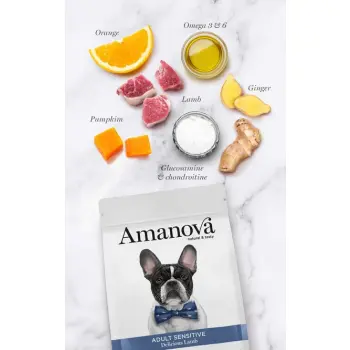 Amanova Dog Adult Sensitive Delicious Lamb - jagnięcina 10kg