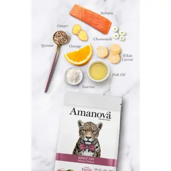 Amanova Cat Adult Salmon Deluxe - łosoś 6kg