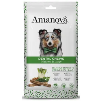 Amanova Dog Dental Chews Medium & Large 180g
