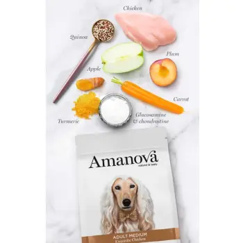 Amanova Dog Adult Medium Exquisite Chicken - kurczak 12kg