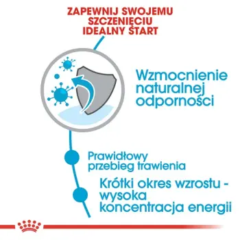 Royal Canin Medium Puppy karma sucha dla szczeniąt, od 2 do 12 miesiąca, ras średnich 3kg