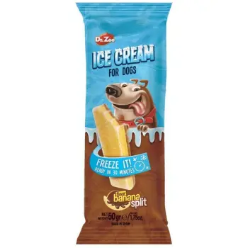 Dr.Zoo Ice Cream lody dla psów - banana split 50g