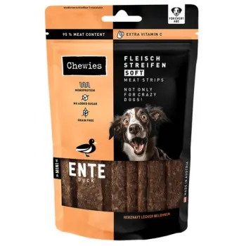 Chewies Meat Strips Soft Mini Kaczka 70g