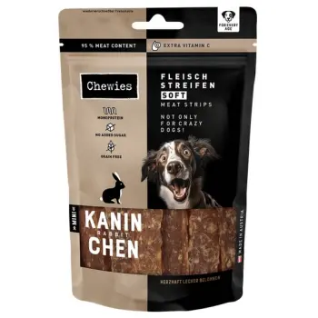 Chewies Meat Strips Soft Mini Królik 70g