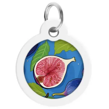 Collar WauDog Smart ID Zawieszka z QR-paszportem okrągła 3cm figa