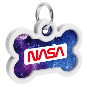 Collar WauDog Smart ID Zawieszka z QR-paszportem kość 4x3cm NASA21