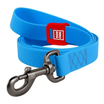 Collar Waterproof Smycz wodoodporna L-XXL 25mm/183cm niebieska