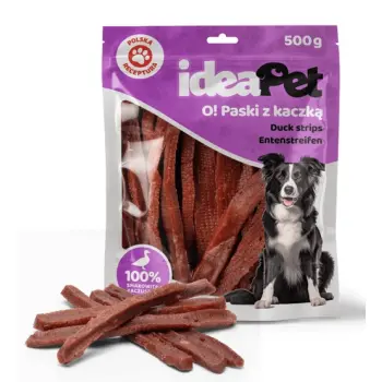 IdeaPet Paski z kaczką 500g