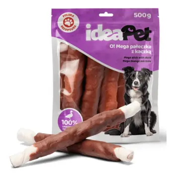 IdeaPet Mega pałeczka z kaczką 500g