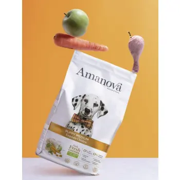 Amanova Dog Puppy Medium Exquisite Chicken - kurczak 12kg