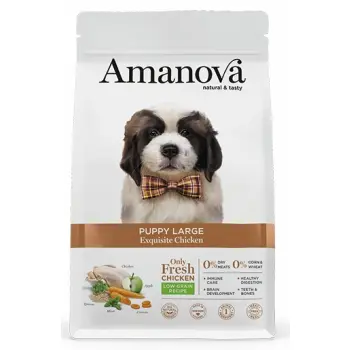 Amanova Dog Puppy Large Exquisite Chicken - kurczak 12kg