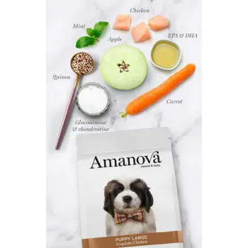 Amanova Dog Puppy Large Exquisite Chicken - kurczak 12kg