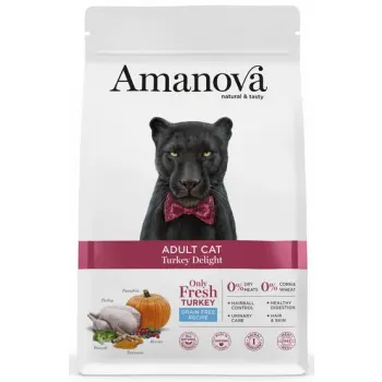 Amanova Cat Adult Turkey Delight - indyk 4kg