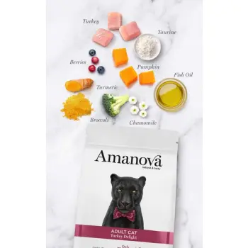 Amanova Cat Adult Turkey Delight - indyk 4kg