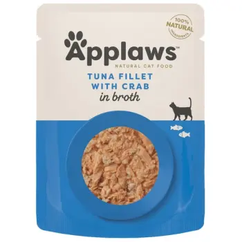Applaws saszetka dla kota Tuńczyk z Krabem w rosole 70g