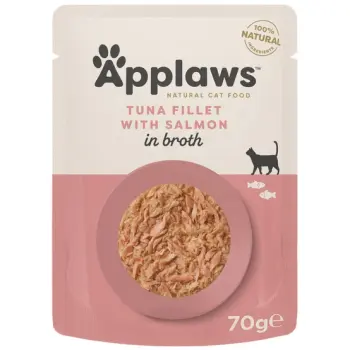Applaws saszetka dla kota Tuńczyk z Łososiem w rosole 70g