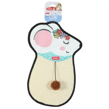 Zolux Chatouille Drapka do powieszenia mysz z sizalu z zabawką 51cm