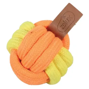 Zolux Zabawka dla psa do aportowania piłka sznurowa Twist 6cm